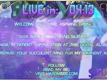 hardm0de — Initializing g00nbot.exe... {{ accept malicious code? }} cbt mindfuck joi asmr task cei brainwash c2c cerebral sensual hairyarmpits domme #findom #femdom #goth #chastity #mistress [Drain rate: 1 token