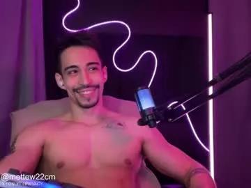 Freechat mettew22cm on Chaturbate