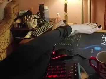 miaowhowl — Miaowhowl's room #femboy #skinny #feet #toes #gaming