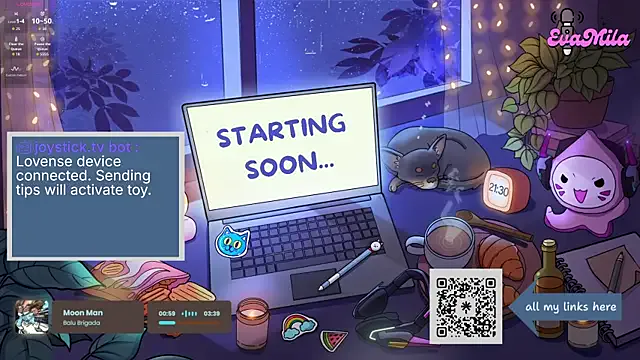 Freechat evamila on StripChat